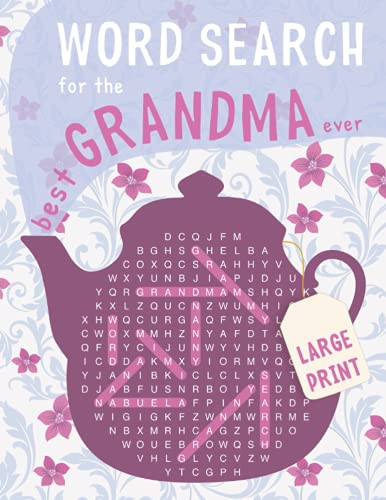 Large Print Word Search for Grandma