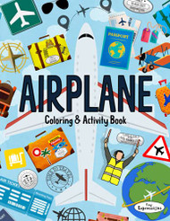 Airplane Coloring & Activity Book for Kids