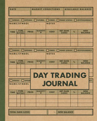 Day Trading Journal: Day Stock Trading Log Book For Investing - 120