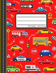 Cars Notebook for Kids | Draw and Write | Printing Practice journal