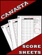 Canasta Score Sheets: 100 Canasta Scoring Pads Canasta Accessories