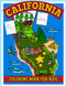 California: Kids California Vacation Theme Coloring Book for Preschool