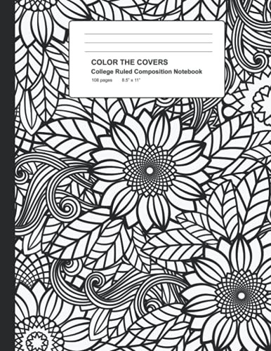 Color The Covers College Ruled Composition Notebook