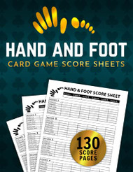 Hand and Foot Card Game Score Sheets