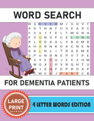 Word Search For Dementia Patients - 4 Letter Words Edition