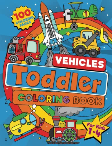 Toddler Vehicle Coloring Book