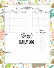 Baby's Daily Log: A Baby Care Journal for Babies & Toddlers