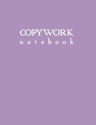 Copywork Notebook: Light Purple Softcover Blank Lined Journal by