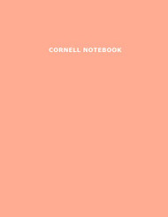 Cornell Notebook: Cute Cornell Note Paper Notebook Cornell