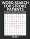 Word Search for Stroke Patients Volume 1