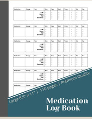 Medication Log Book: 52-Week Daily Personal Medication Administration
