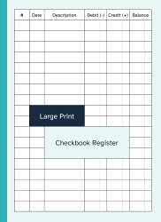 Large Print Checkbook Register