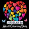 50 Heart Adult Coloring Book