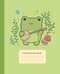 Composition Book: Cute Frog Playing Banjo Mushroom | College Ruled