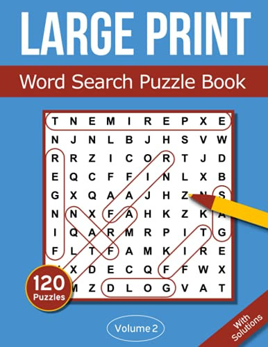 Large Print Word Search Puzzle Book Volume 2