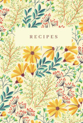 Recipe Book with 120 Pages for 60 Recipes
