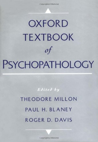 Oxford Textbook of Psychopathology
