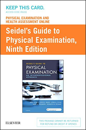 Physical Examination and Health Assessment Online for Seidel's Guide to Physical Examination