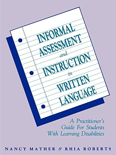Writing Assessment and Instruction for Students with Learning Disabilities