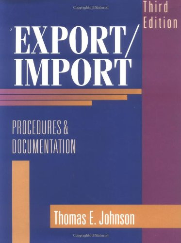 Export Import Procedures and Documentation