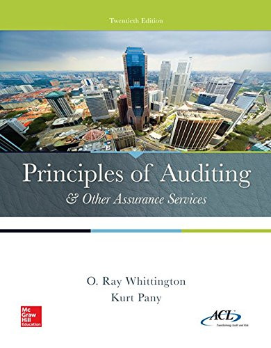 Principles of Auditing and Other Assurance Services Principles of Auditing and Other Assurance Services