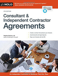 Consultant and Independent Contractor Agreements