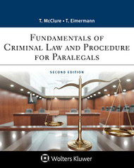 Fundamentals of Criminal Law and Procedure for Paralegals