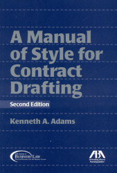 Manual of Style for Contract Drafting