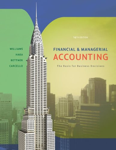 Financial and Managerial Accounting