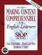 Making Content Comprehensible for English Learners the SIOP Model