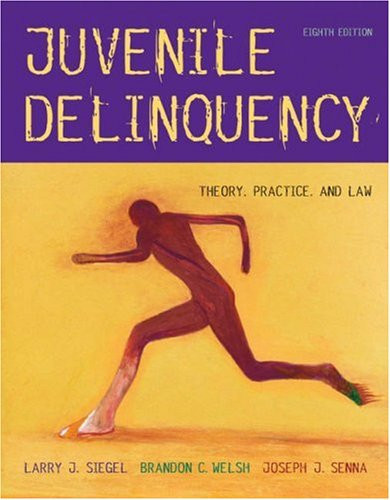 Juvenile Delinquency Theory Practice & Law