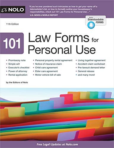 NOLO Law Forms for Personal Use