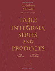 Table of Integrals Series and Products
