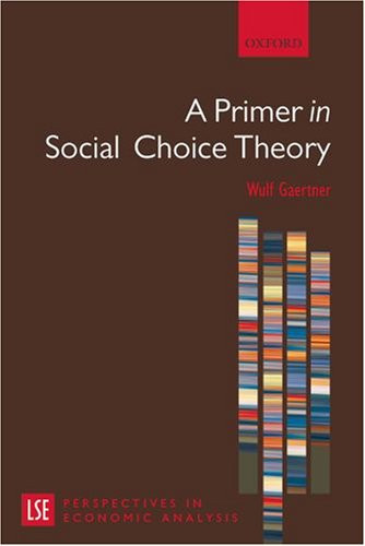 Primer In Social Choice Theory