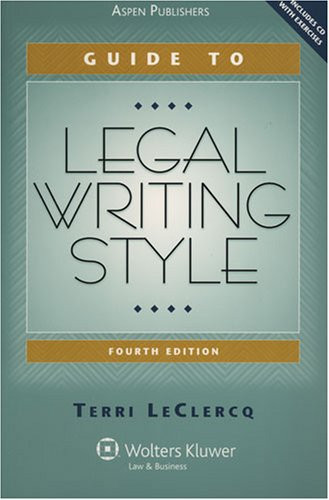 Guide to Legal Writing Style