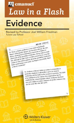 Law In A Flash Evidence