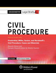Casenote Legal Briefs for Civil Procedure