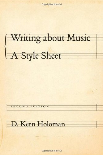 Writing About Music