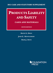 Products Liability and Safety Cases and Materials 2015 Case and