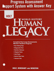 World History: Human Legacy: Progress Assessment Support System With