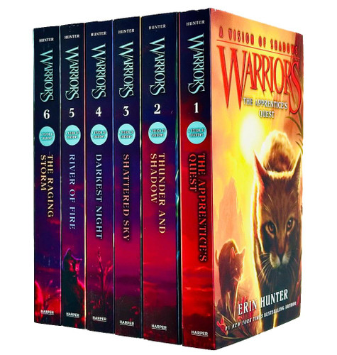 Warriors Cat A Vision of Shadows Series Books 1 - 6 Series 5