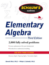 Schaum's Outline of Elementary Algebra d