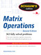 Schaum's Outline of Matrix Operations (Schaum's Outlines)