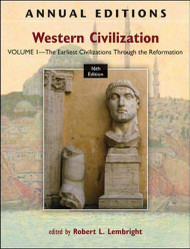Annual Editions: Western Civilization Volume 1: The Earliest