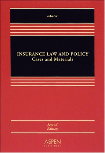 Insurance Law And Policy