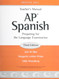 AP SPANISH-TEACHER's MANUAL