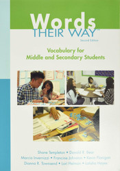 Words Their Way: Vocabulary for Middle and Secondary Students