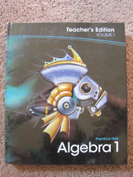 Algebra 1 Vol. 1 Teacher Edition