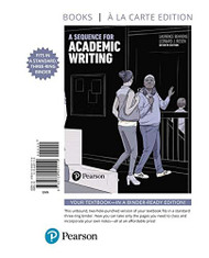 A Sequence for Academic Writing Print Offer