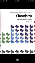 Chemistry A Molecular Approach AP Edition